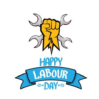 1 Mayıs - İşçi Bayramı. İşçi Bayramı poster vektör