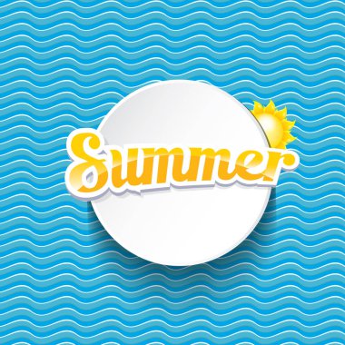 vektör yaz satış parlak etiket tasarım şablonu .