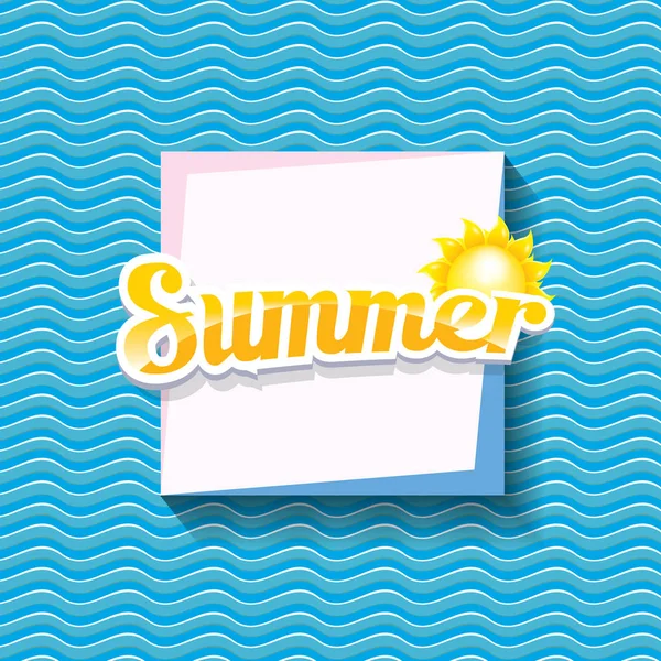 vektör yaz satış parlak etiket tasarım şablonu .