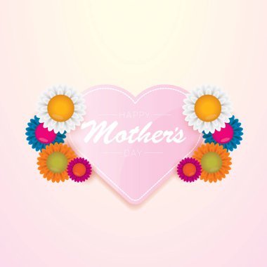 vektör mutlu anneler günü vektör tebrik kartı