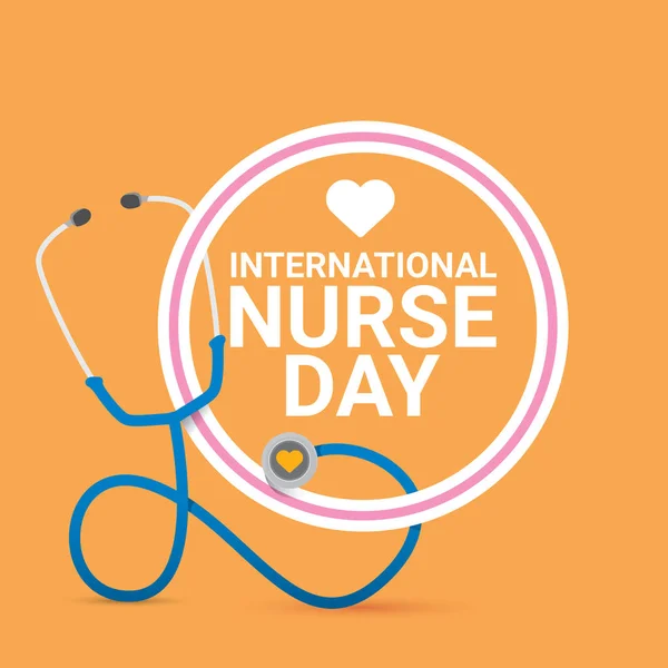 矢量国际护士日矢量标签 — 图库矢量图片