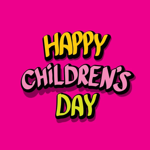 1 Junho de fundo dia internacional das crianças . — Vetor de Stock