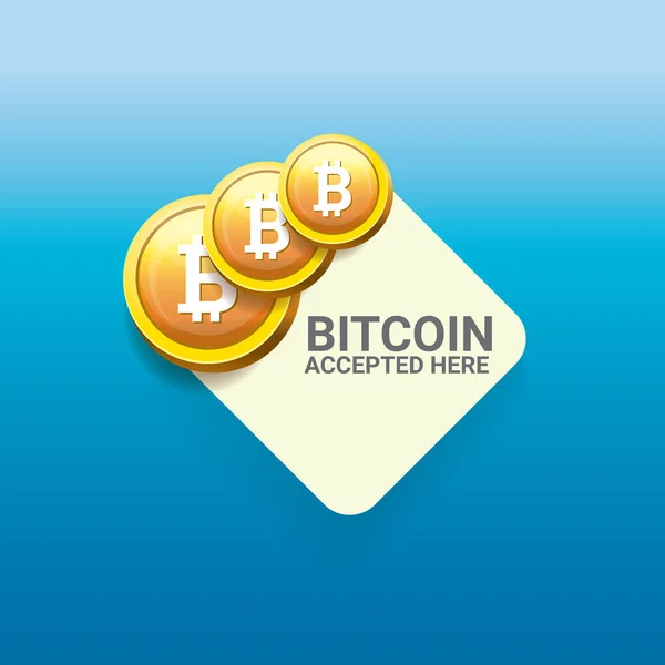 Векторний знак Bitcoin. Bitcoin значок — стоковий вектор