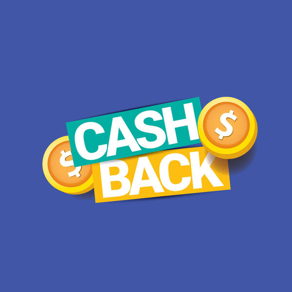 иконка возврата векторных денег на голубом фоне
.