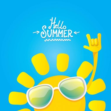 Merhaba yaz rock n roll poster. Yaz Partisi