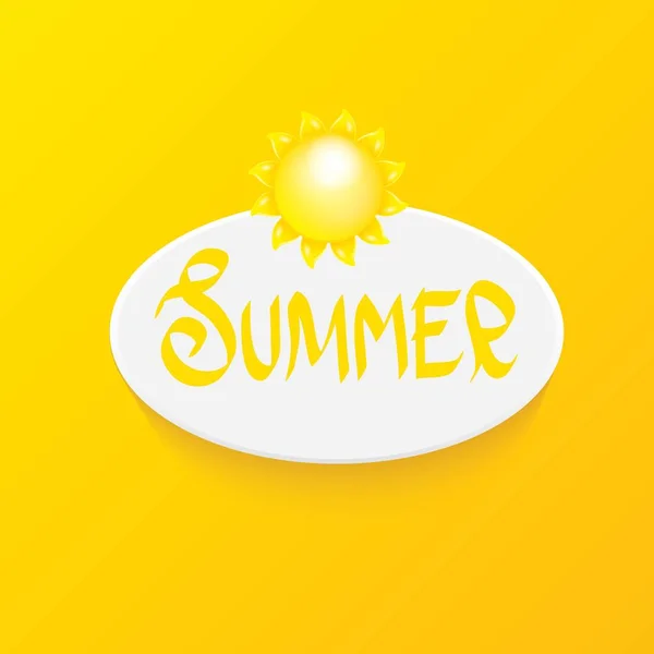벡터 특별 행사 여름 라벨 디자인 서식 파일 — 스톡 벡터