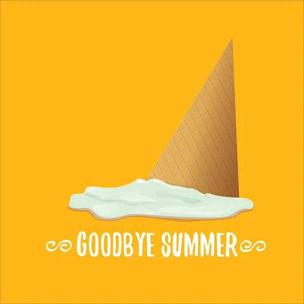 Vektor Goodbye Sommerkonzept Illustration — Stockvektor