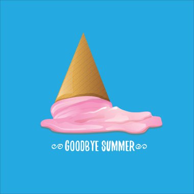 vektör elveda yaz konsepti çizim