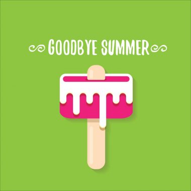 vektör elveda yaz konsepti çizim