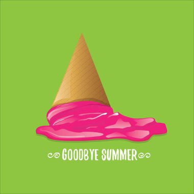 vektör elveda yaz konsepti çizim