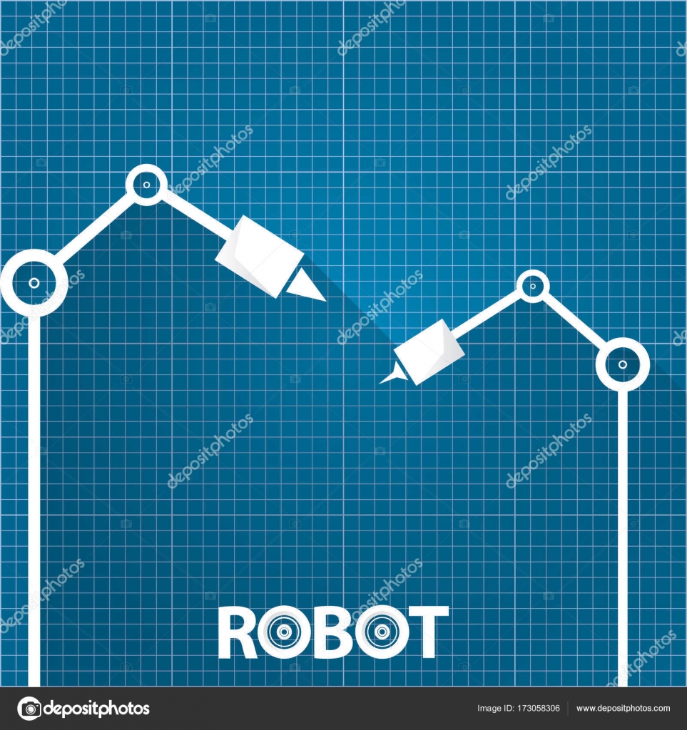 wallpapers Paper Robot Hand Template depositphotos