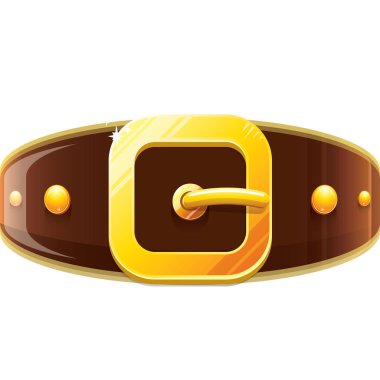 Noel Baba kemer ve altın toka ile neşeli Noel klasik kırmızı çizgi film arka plan vektör. Noel afiş, el ilanı veya afiş arka plan metin tebrik için kopya alanı ile vektör