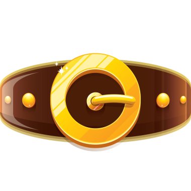 Noel Baba kemer ve altın toka ile neşeli Noel klasik kırmızı çizgi film arka plan vektör. Noel afiş, el ilanı veya afiş arka plan metin tebrik için kopya alanı ile vektör