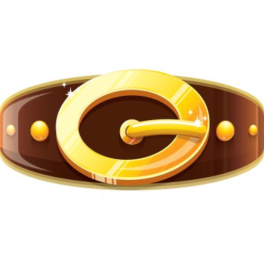 Noel Baba kemer ve altın toka ile neşeli Noel klasik kırmızı çizgi film arka plan vektör. Noel afiş, el ilanı veya afiş arka plan metin tebrik için kopya alanı ile vektör