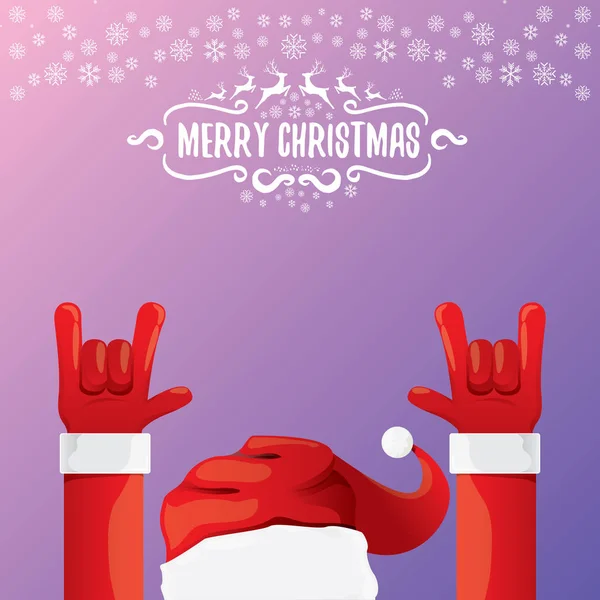 Père Noël rock n roll geste icône vecteur — Image vectorielle zm1ter