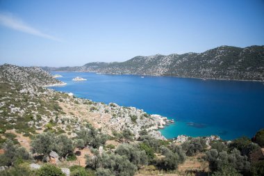 Kaleköy Simena bay Uchagiz Köyü üzerinden görüntülemek