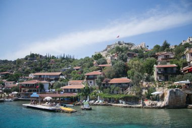 Kaleköy Simena yerleşim Uchagiz bay Türkiye'de