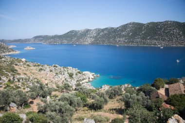 Kaleköy Simena bay Uchagiz Köyü üzerinden görüntülemek