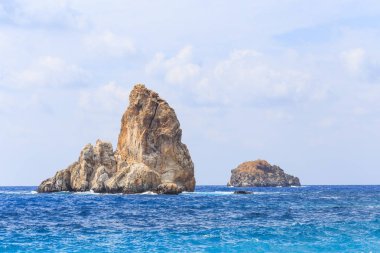 Rock Adaları su ile deniz manzarası
