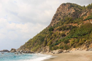 Dağ deniz deniz manzarası