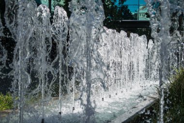 bir görünümü ile bir çeşme 