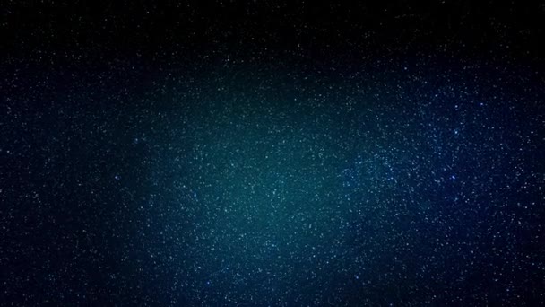 Stelle timelapse notte cielo sfondo blu natura buio galassia spazio — Video Stock