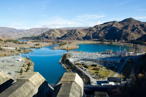 Water energy power station at New Zealand Stock Image
