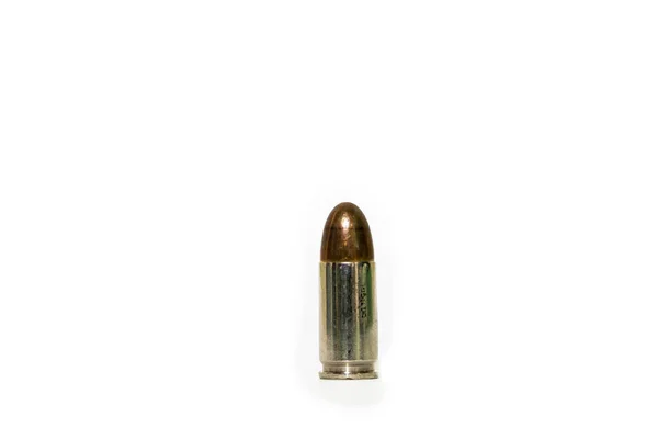 9 mm pistol bullet — Stock Photo, Image