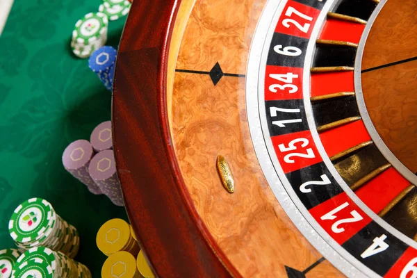 Roulette-Casino-Rad lizenzfreie Stockbilder