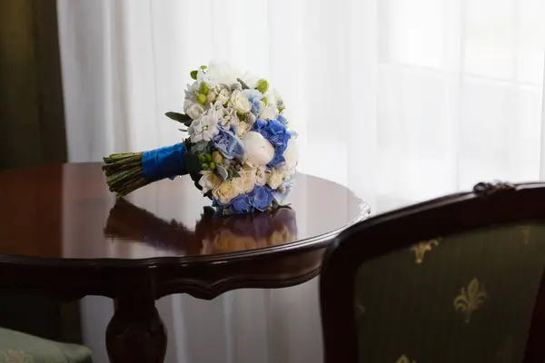 Mesa de buquê de casamento — Fotografia de Stock