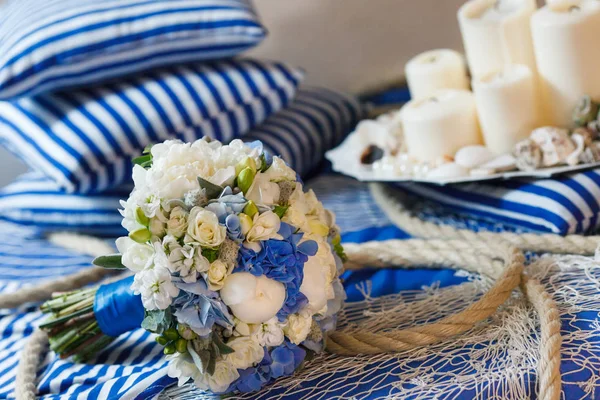 Decorazione bouquet da sposa — Foto Stock