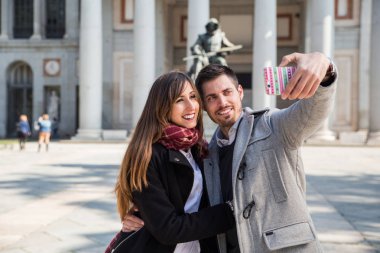 Çift alarak selfie, prado Müzesi madrid
