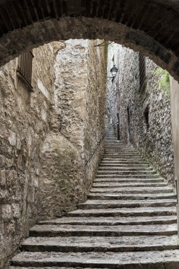 Girona (Catalunya, İspanya), eski sokak
