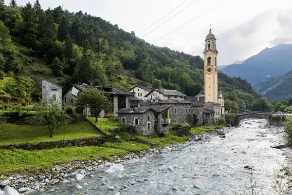 Prosto (Valchiavenna, Italy): old village — Stock Photo, Image