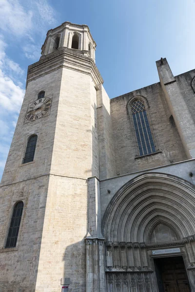Girona (Catalunya，西班牙)，大教堂 — 图库照片