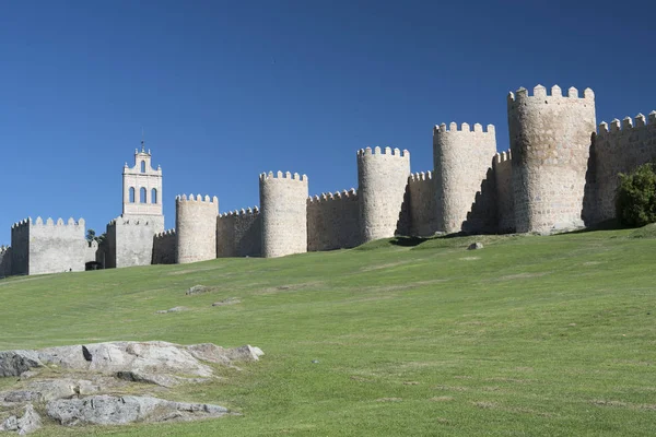Avila (Castilla y Leon, Spain): walls — Zdjęcie stockowe
