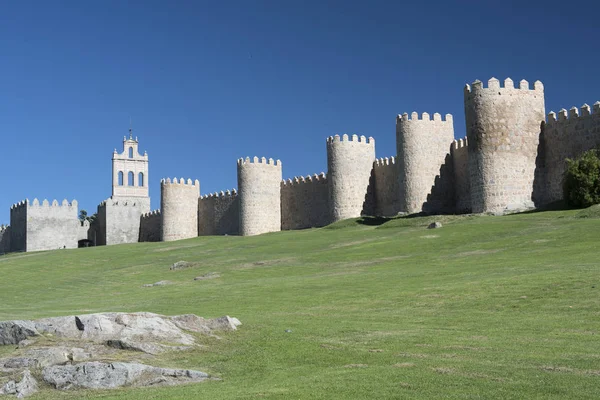 Avila (Castilla y Leon, Spain): walls — Stock Fotó