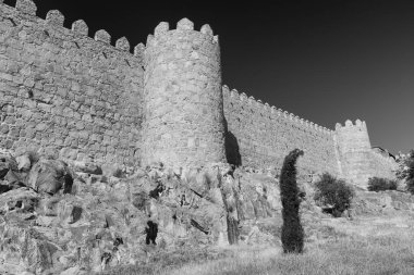 Avila (Castilla y Leon, Spain): walls. 