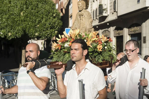 Valladolid (Castilla y León, España): procesión de Santiago — Foto de Stock
