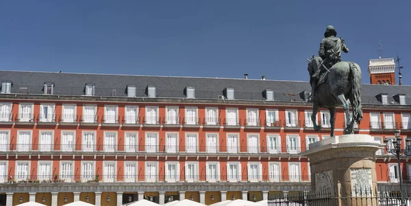 Madrid (Spain):  Plaza Mayor — 图库照片