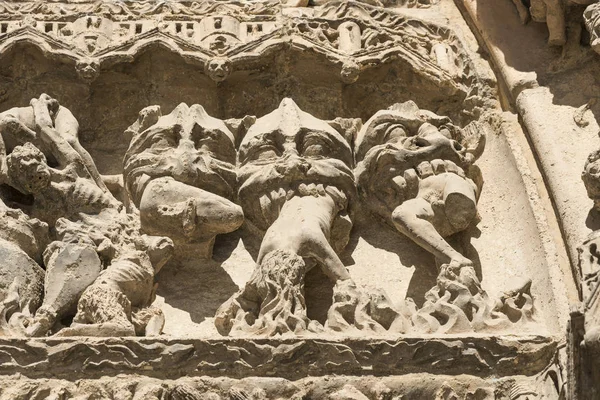 Leon (İspanya): katedral dış — Stok fotoğraf