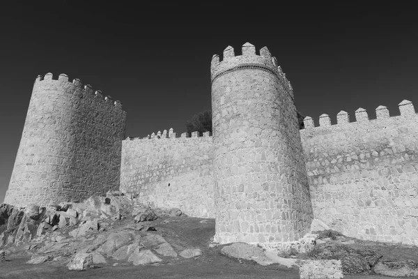 Avila (Castilla y Leon, Spain): walls — 图库照片