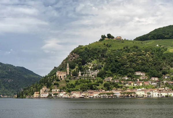 Lago Ceresio (Ticino, Suiza) ) —  Fotos de Stock