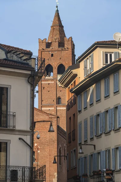 Monza (Itálie), Arengario, středověká budova — Stock fotografie