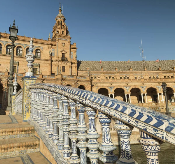 Sevilla (Andalucia, Spain): Plaza de Espana — Stok fotoğraf