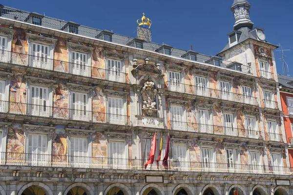 Madrid (Spain):  Plaza Mayor — 图库照片