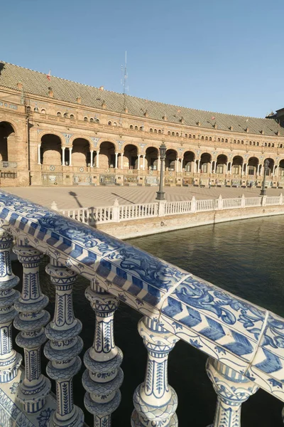 Sevilla (Andalucia, Spain): Plaza de Espana — Zdjęcie stockowe