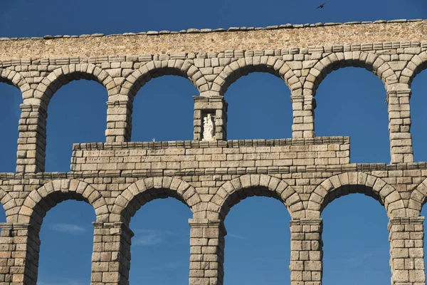 Segovia (Španělsko): Římský akvadukt — Stock fotografie