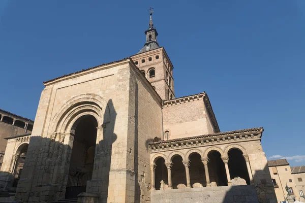 Segovia (Spain): church of San Martin — Stock Photo, Image