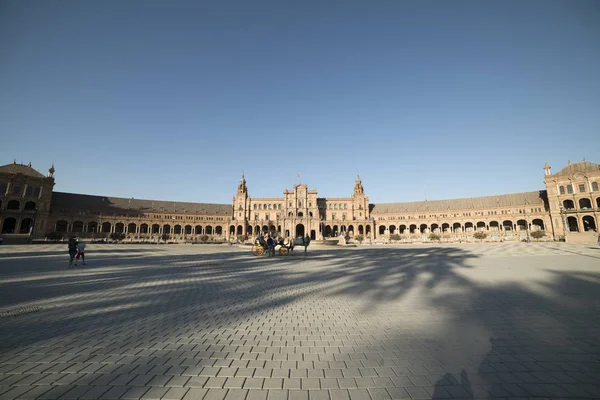 Севилья (Андалусия, Испания): Plaza de Espana — стоковое фото